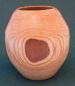 Image of an Ash hollow vessel made by Chris Rymer of Inside Out Wood Art