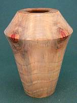 Image of an Monkey Puzzle hollow vessel made by Chris Rymer of Inside Out Wood Art