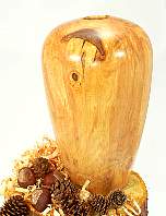 Image of an Sycamore hollow vessel made by Chris Rymer of Inside Out Wood Art